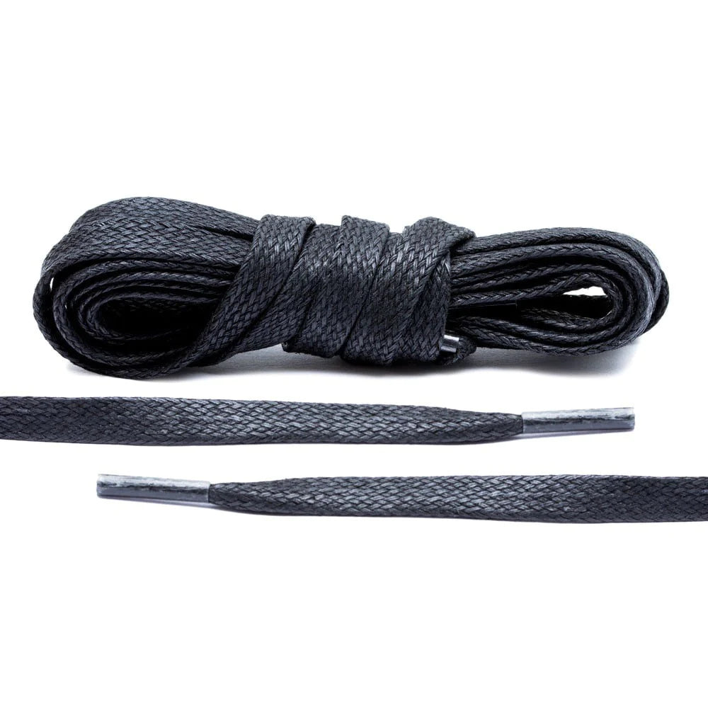 Waxed Laces - Black Waxed Laces - Black