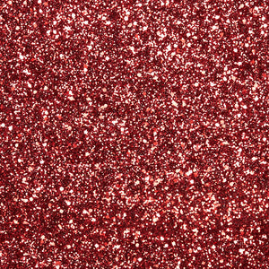 Red Chunky Glitter Fabric