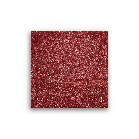 Red Chunky Glitter Fabric