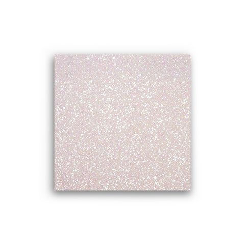 White Chunky Glitter Fabric