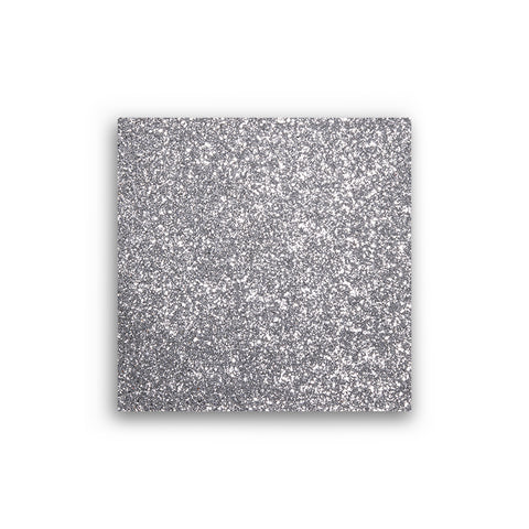 Silver Chunky Glitter Fabric